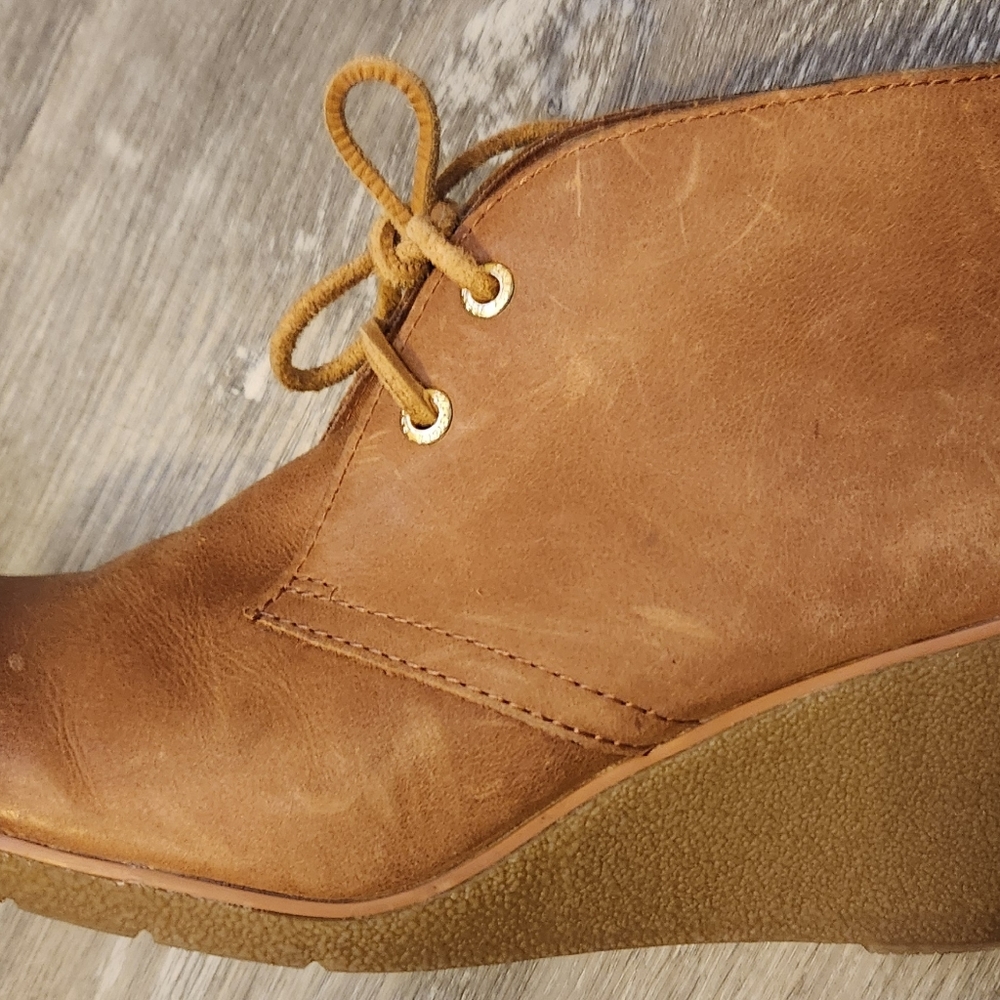 Sperry Wedge Booties (8.5